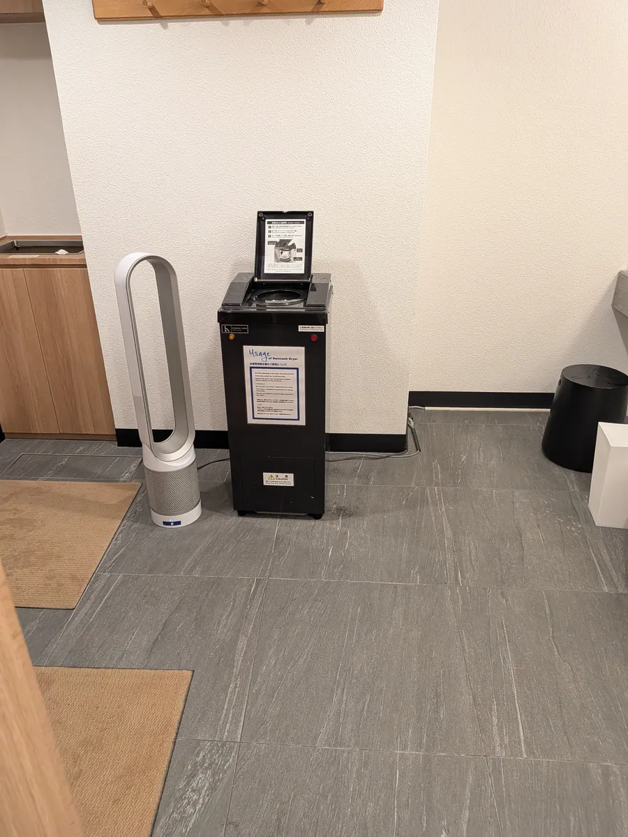 ヒルトン大阪 Hilton Fitness 脱水機 Swimsuit Dryer ロッカールーム