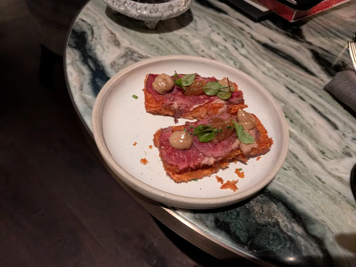 ビーフカルパッチョのスモールプレート