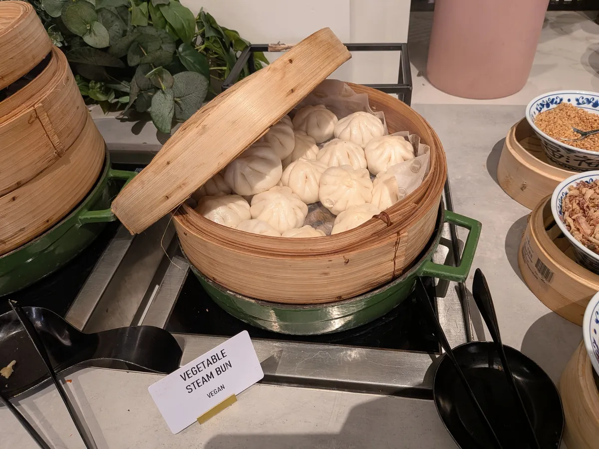 蒸籠の飲茶(バオ・点心)