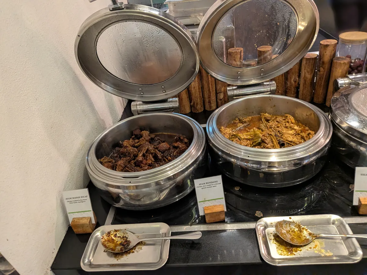 中華の蒸し料理のコーナー