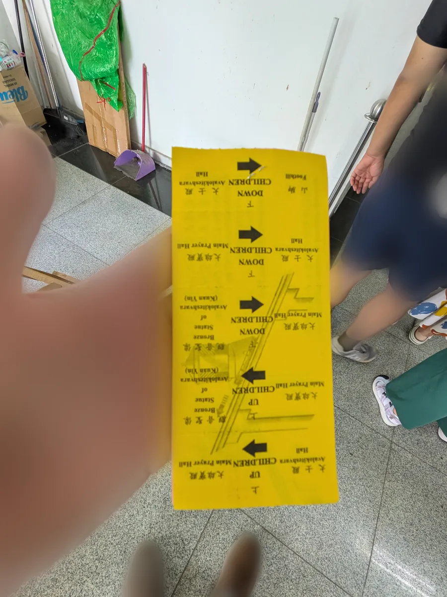 購入した黄色い往復チケット