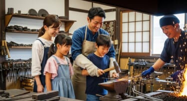 【新潟・三条市】三条鍛治道場で本格鍛冶体験！子連れで伝統工芸に触れる旅育レポート