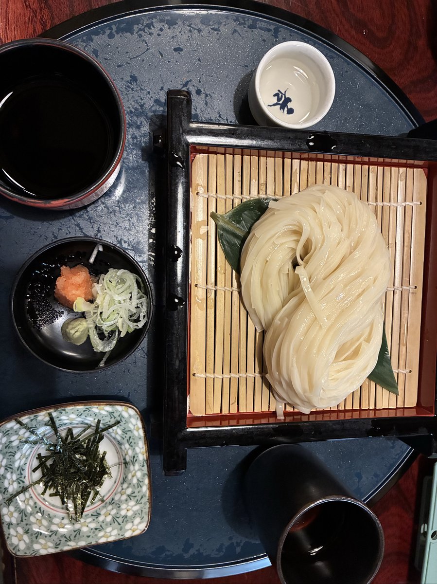 稲庭ざるうどん 美しい盛り付け